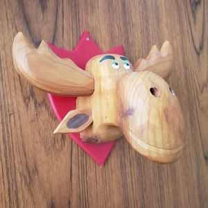 Carved Moosehead